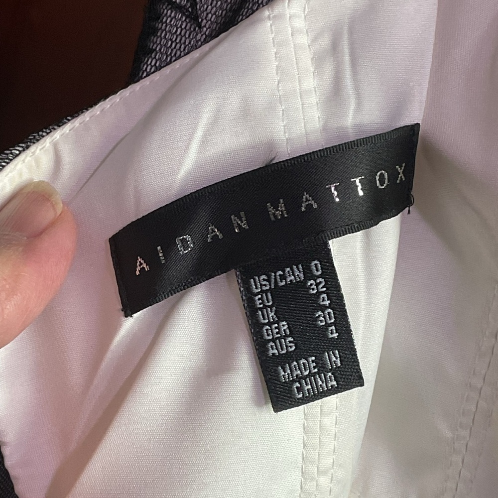Aiden Mattox Black Gown - Picture 11 of 14